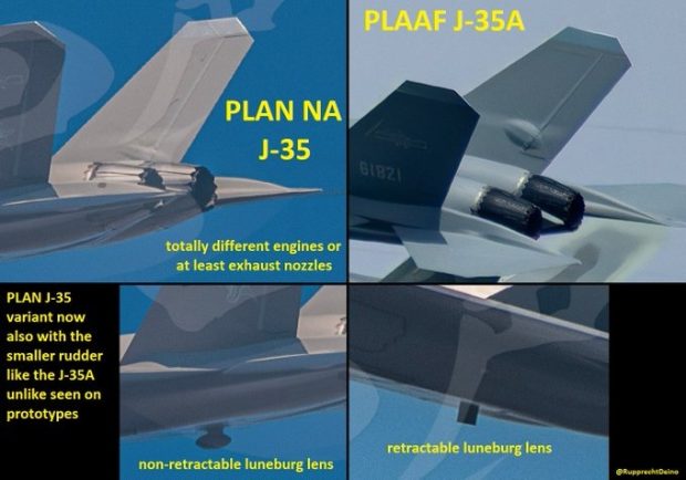 جنگنده پنهانکار J-35 چین