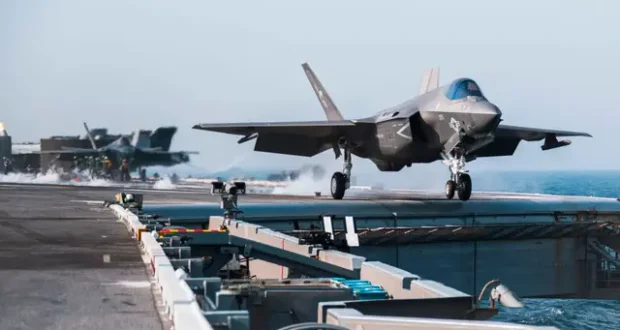 سقوط جنگنده F-35