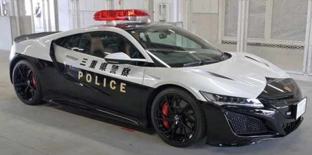 هوندا NSX در خدمت پلیس ژاپن