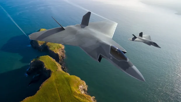 نخستین تصویر از جنگنده پنهان‌کار نسل آینده بریتانیا منتشر شد؛ رقیبی برای F-35؟