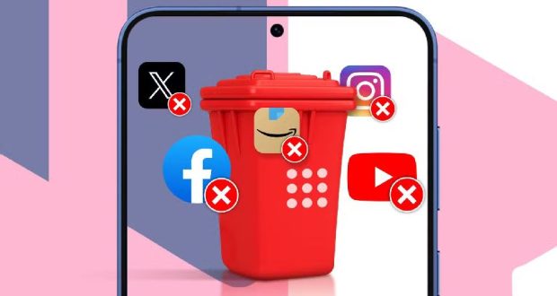 حذف اپلیکیشن