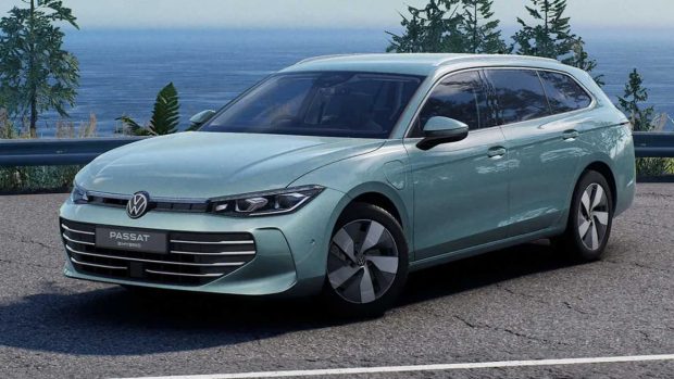 نمای جلو فولکس واگن پاسات 2025