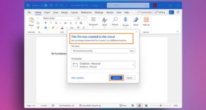 ذخیره خودکار ابری در مایکروسافت ورد