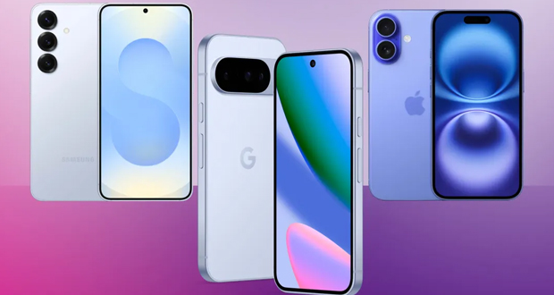 پیکسل 10 آیفون 16 گلکسی اس 25