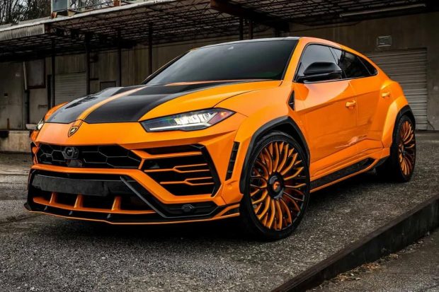 نمای جلو لامبورگینی اوروس RS ادیشن