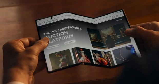 تاریخ عرضه گوشی تاشو سه تکه سامسونگ