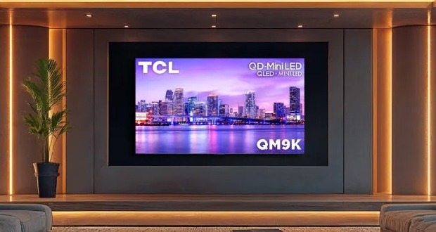 تلویزیون TCL QM9K با هوش مصنوعی جمنای