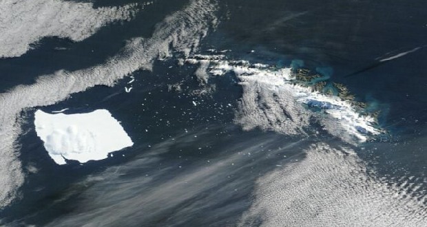 بزرگترین کوه یخ جهان