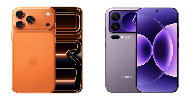 مقایسه شیائومی 17 پرو مکس آیفون 17 پرو مکس
