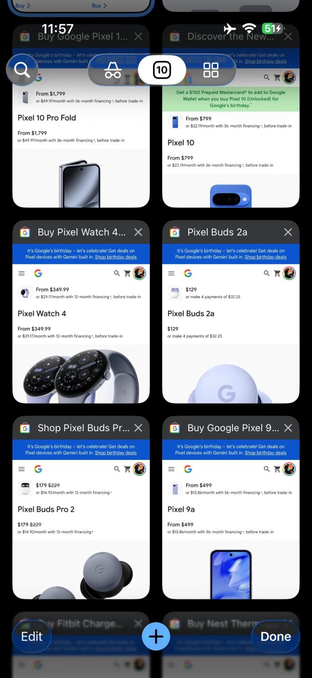 طراحی شیشه‌ای گوگل کروم