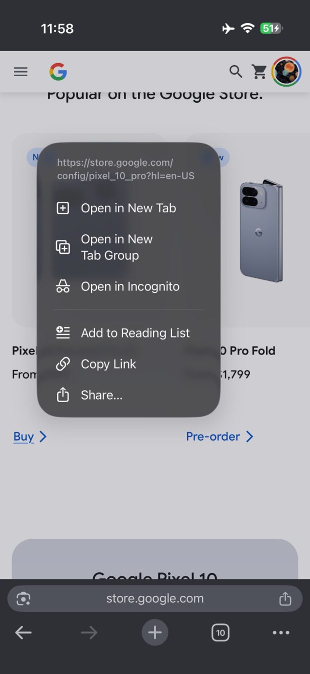 طراحی شیشه‌ای گوگل کروم