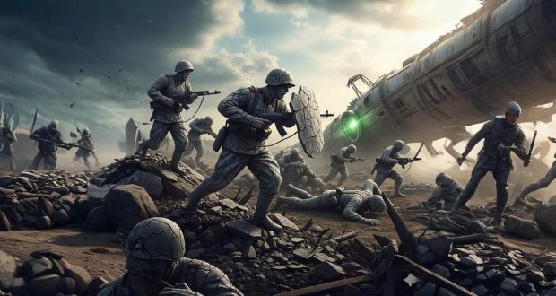 سنگ شدن سربازان روسی