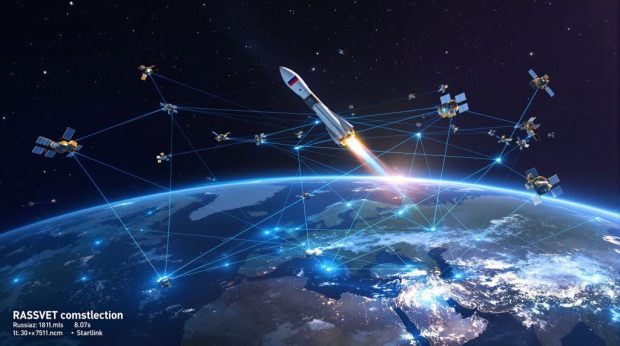 سپیدهدم، پروژه اینترنت ماهوارهای روسیه