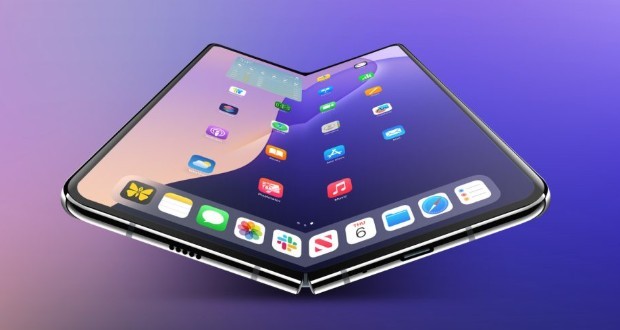 نمایشگر تاشو سامسونگ برای آیفون فولد