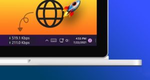 تست سرعت اینترنت از طریق تسکبار ویندوز ۱۱