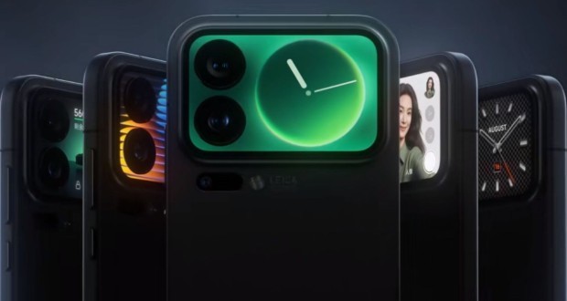 نمایشگر ثانویه در قاب پشتی شیائومی ۱۷ پرو