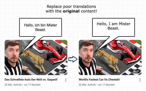 دوبله هوش مصنوعی یوتیوب