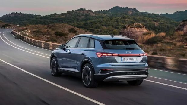 نمای عقب آئودی Q4 e-Tron