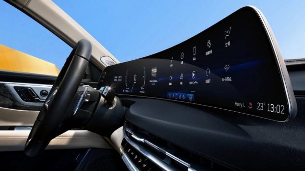 نمای کابین کادیلاک CT6 مدل 2026