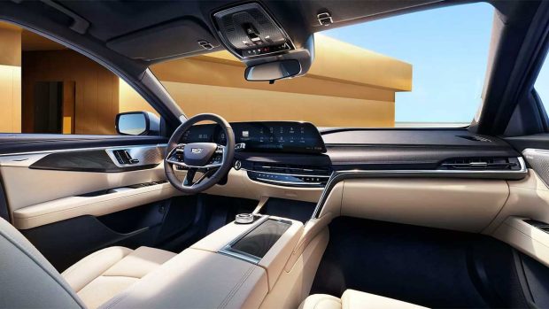 نمای داشبورد کادیلاک CT6 مدل 2026