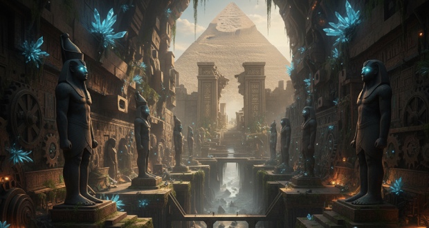 اهرام ثلاثه و شهر زیرزمینی