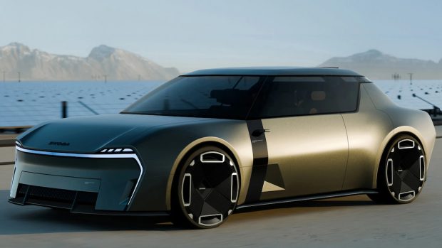 نمای جلو کانسپت اشکودا 1000 MBX