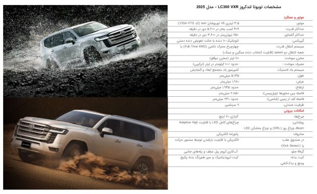 تویوتا لندکروز ۳۰۰