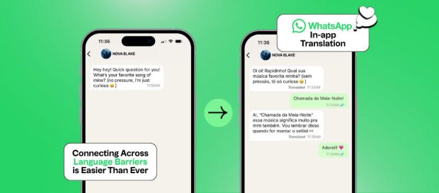 قابلیت ترجمه پیام واتساپ