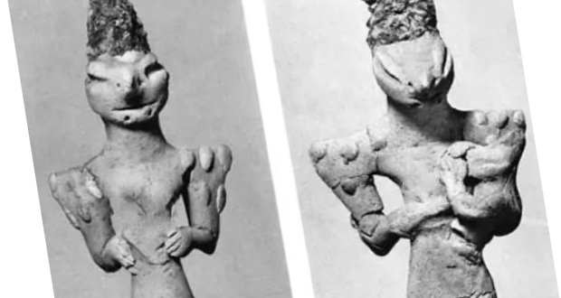 پرستش موجوداتی شبیه به مارمولک