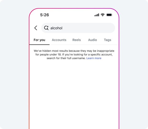 محدودیتهای اینستاگرام