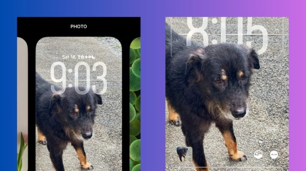 عکس سه بعدی آیفون