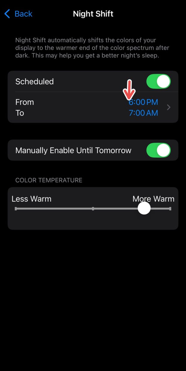 قابلیتهای آیفون برای خواب