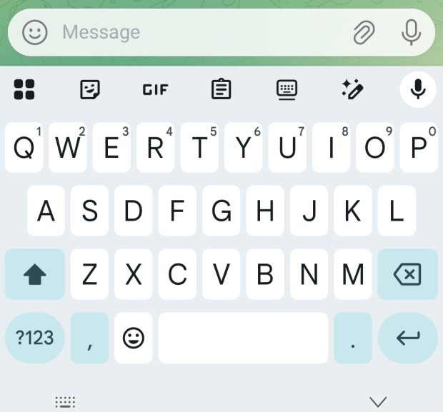 طراحی شیشهای تلگرام