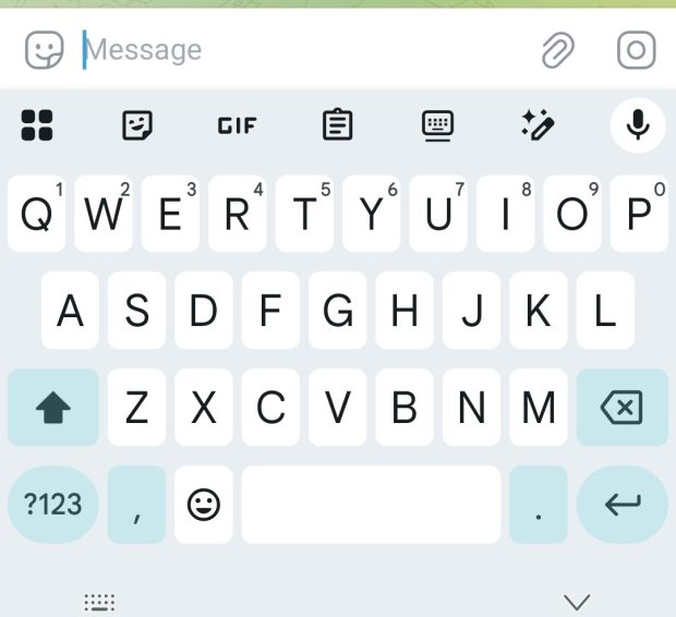 طراحی شیشهای تلگرام