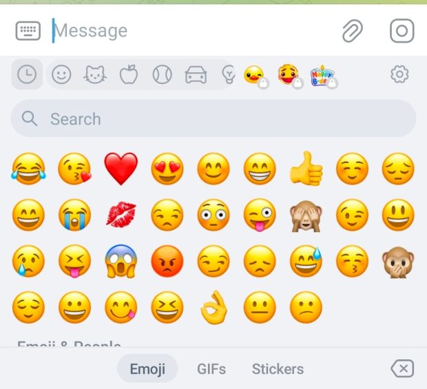 طراحی شیشهای تلگرام