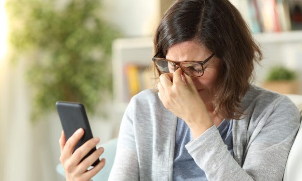 صفحه نمایش مناسب چشم