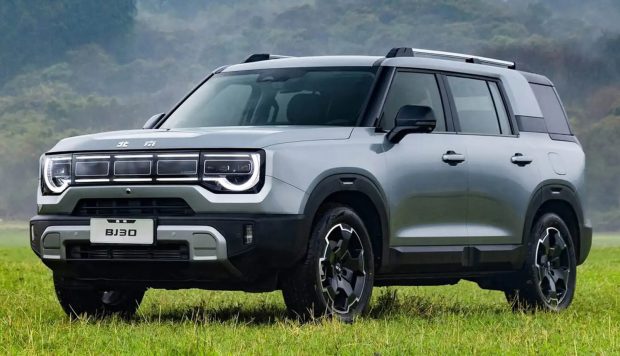 نمای جلو بایک BJ30e دیار خودرو