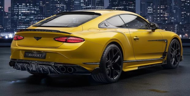 نمای عقب بنتلی کانتیننتال GT منصوری