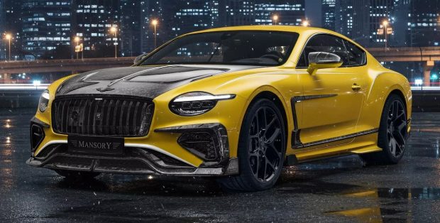 نمای جلو بنتلی کانتیننتال GT منصوری