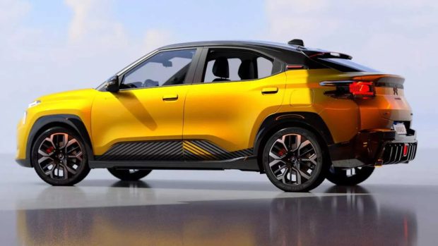 نمای جانبی کانسپت سیتروئن بازالت ویژن