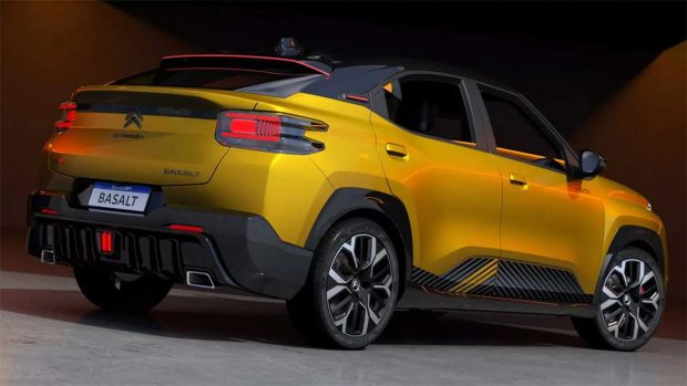 نمای عقب کانسپت سیتروئن بازالت ویژن