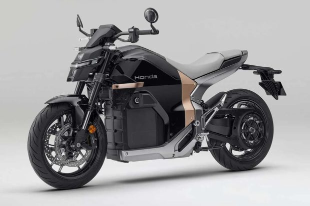 نمای جلو موتورسیکلت برقی هوندا WN7