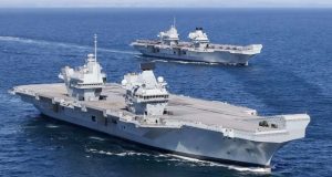 ناو هواپیمابر بریتانیا چند جت جنگنده می‌تواند حمل کند