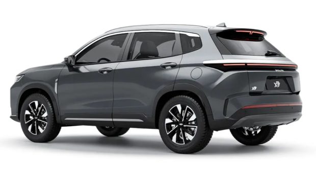 نمای عقب ام وی ام X77 مدیران خودرو