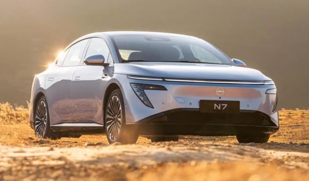 نمای جلو سدان نیسان N7 مکس