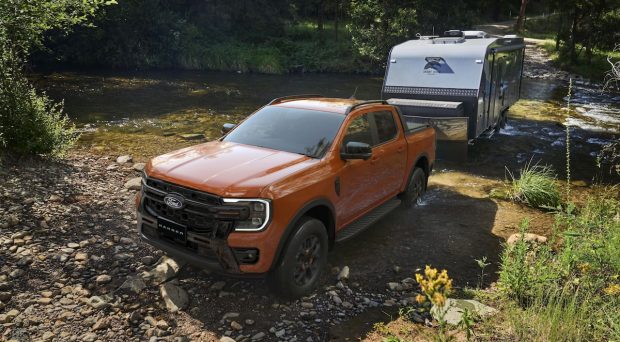 نمای جلو فورد رنجر 2026