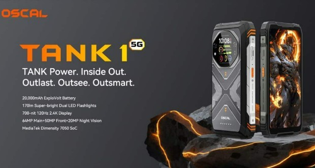 گوشی oscal tank 1