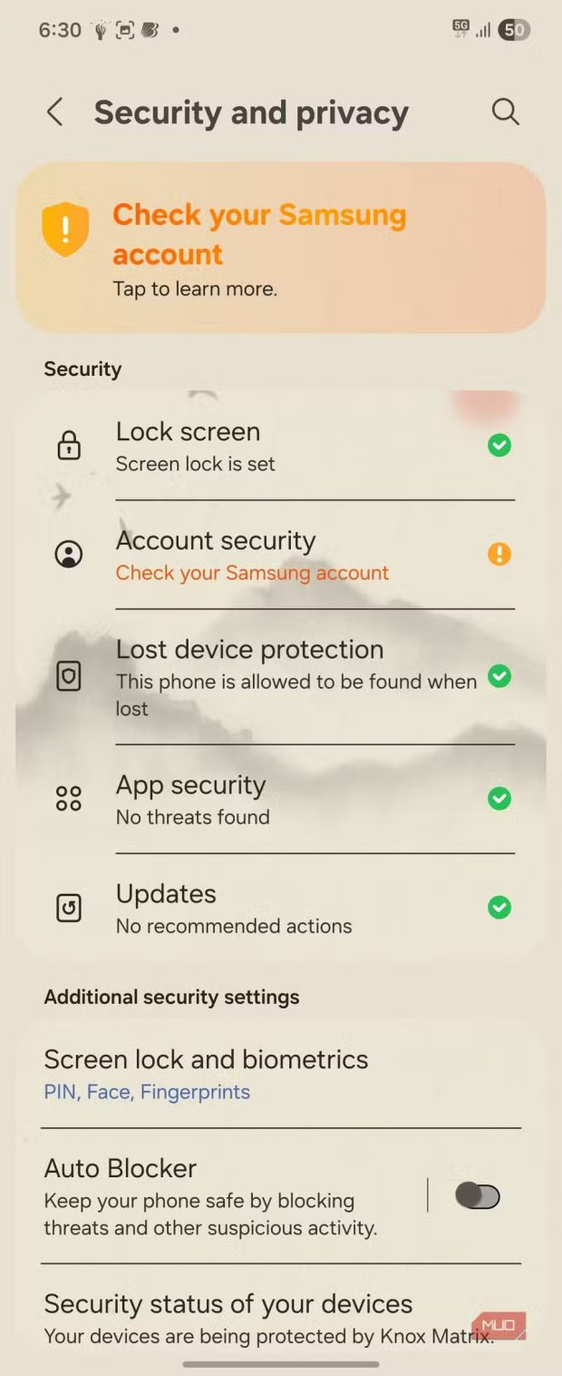 قابلیت های امنیتی اندروید