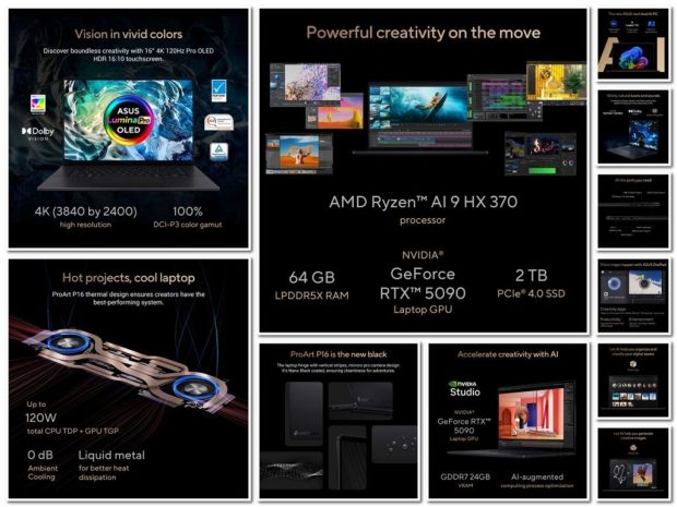 لپ تاپ ایسوس پرو آرت P16