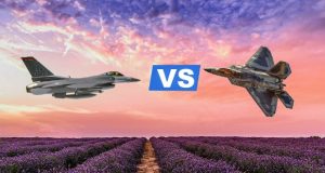 مقایسه جنگنده اف 16 با اف 22